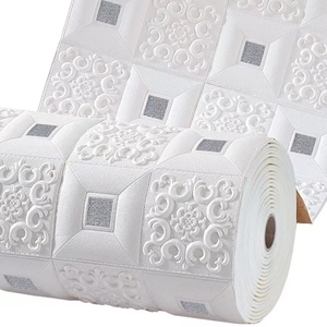 <span class=keywords><strong>WYC</strong></span> Papier peint mousse PE 3D pour chambre d'enfant Revêtement mural texturé en PVC Feuilles de plastique ignifuges pour mur intérieur - Product Image 5