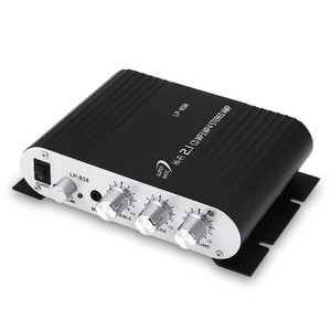 เครื่องขยายเสียงรถยนต์ดิจิตอล <span class=keywords><strong>LP</strong></span>-<span class=keywords><strong>838</strong></span> MINI Hi-Fi 2.1CH พร้อมซับวูฟเฟอร์ดิจิตอล เสียงสเตอริโอเบส พร้อมสายไฟ 12V3A และสายสัญญาณเสียง - Product Image 2