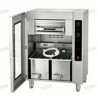 Otomatik Kaldırma ve Bağımsız Sepet Kontrolü ile Ticari Dumansız Fritöz 50 Ön Ayarlı Program ve 8 Aşamalı Arıtma