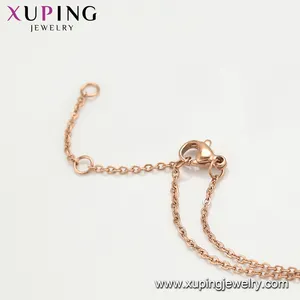 46709 Xuping Sieraden Elegant, Oud/Koninklijk, Allah Stijl Rose Goud Kleur Rvs Hanger Ketting Voor Vrouwen