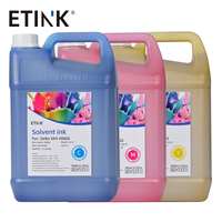 Encre à faible odeur pour imprimante Starfire SG1024 25PL, encre pour décoration en feuille d'aluminium, 5000ML CMYK