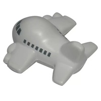 Balle anti-stress en forme d'avion en mousse de PU écologique avec logo personnalisé Jouet anti-stress pour cadeaux promotionnels