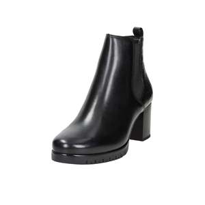 Cinzia Soft Women's Ankle Boots Black Mid-Calf Heeled <b>Booties</b> - Product Image 1