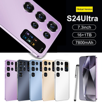 Usine en gros 7.3 pouces Android Smartphone 16G + 1 To 6800mAh Batterie Processeur MTK Double carte Double fonction de veille Téléphone mobile