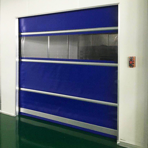 Wasserdichte Staubdichte PVC Hochgeschwindigkeits-Rolltore für Lager mit Fertigoberfläche - Product Image 1