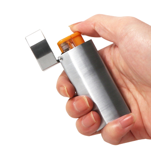 Erliao Moderno Portaaccendini in Metallo, Accessori per Fumatori, Nuovo Portaaccendini all'Ingrosso, Custodia Protettiva per Accendino con Incisione Personalizzata - Product Image 1