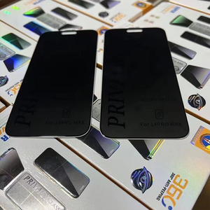 Protector de pantalla de privacidad de 4 vías de 360 ° para <span class=keywords><strong>iPhone</strong></span> 16 15 14 13 <span class=keywords><strong>12</strong></span> 11 Pro Max película de vidrio templado de cobertura completa antiespía - Product Image 3