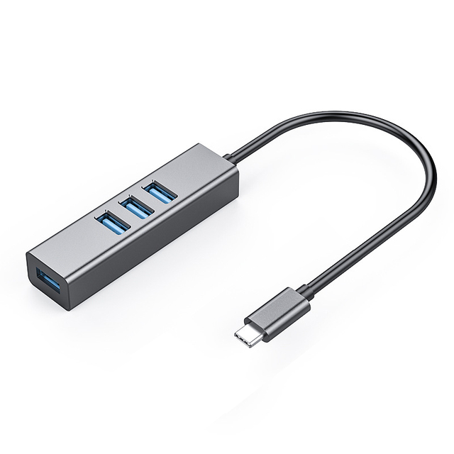USB C 4 Ports 3.0 Hub USB-C 4 in 1 Docking Station Type C Splitter USB3.0*4 Hubs Adapter