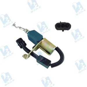 12V 24V Uitschakeling Magneetventiel 4942879 Brandstofstop Solenoïde Voor B3.9l 4b 4bt 4bt 4Btaa B5.9l 6b 6bt 6bta 6Btaa