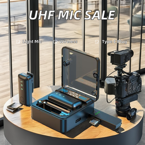 Direct From Manufacturer Lightweight <strong>Dynamic</strong> UHF <strong>Wireless</strong> Lavalier <strong>Microphone</strong> for Live Broadcasting - Product Image 2