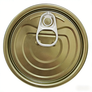 300 #   (72,9 mm) Embout facile à ouvrir en fer blanc avec revêtement blanc <span class=keywords><strong>pour</strong></span> tomates en conserve - Product Image 1