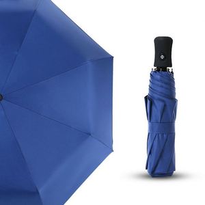 Parapluie personnalisé avec logo, bon marché, de bonne qualité, anti-UV, coupe-vent, pliable, mini, automatique, avec pochette - Product Image 3