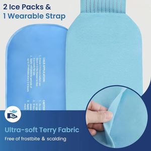 REVIX Paquete de 2 Compresas Frías/Calientes Reutilizables con Correa Ajustable y Envolturas Flexibles para Articulaciones, Manguito Rotador y Rodillas (10x5" Azul) Clase II - Product Image 5
