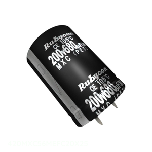 ตัวเก็บประจุแบบ Through Hole CAP ALUM 56UF 20% 420V SNAP TH 420MXC56MEFC20X25 ของผู้ผลิต Channel 56 uF - Product Image 1