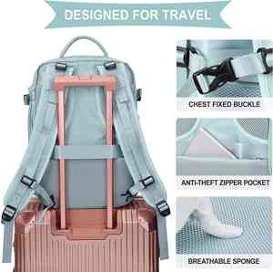<b>Large</b> Travel <b>Backpack</b> with Shoe Compartment Carry on <b>Backpack</b> Hiking <b>Women</b> Carry on <b>Backpack</b> - Product Image 3