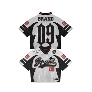 Maillots de sport personnalisés de haute qualité Tontons, maillots de football rétro américains sublimés en mesh - Product Image 2