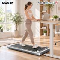 Tapis roulant électrique pliable portable, moteur 2.0HP, écran LED, télécommande, 1-6 km/h, équipement de fitness pour la maison