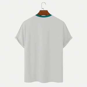 Camisetas de Verano Cómodas e Informales para Hombre, Lisas, para Sublimación, de Lona Lavada, Corte Regular, Ecológicas y Transpirables - Product Image 2