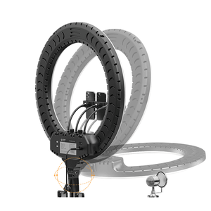 <span class=keywords><strong>2021</strong></span> 18 "Rechargeable alimenté par batterie Selfie remplir lampe Dimmable beauté maquillage Selfie anneau lumière avec trépied support sac de transport - Product Image 1