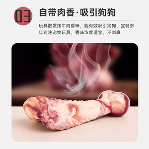 Pet Chew Toy Simulated Chicken Leg <b>Bite</b> Resistant For Medium To Large Dogs Meat Flavored Nylon Teeth Cleaning - Product Image 4
