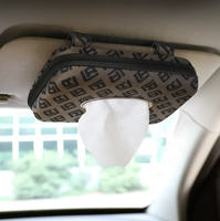 Boîte d'emballage de mouchoirs porte-serviettes en cuir PU matériaux recyclés Offre Spéciale de qualité supérieure pour voiture