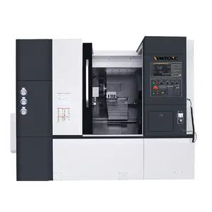 Torno de cama inclinada para corte de metal, alta calidad, cnc, SWL550/400