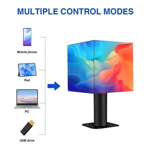 Cube LED magique 4/5 faces Affichage intérieur/extérieur Publicité en magasin Cube LED 5v Installation facile à suspendre ou à poser - Product Image 5