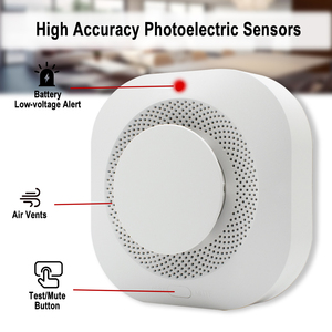Détecteur intelligent WiFi, application Smart Life, compatible avec <span class=keywords><strong>Google</strong></span> Assistant Alexa, système <span class=keywords><strong>de</strong></span> sécurité incendie, capteur <span class=keywords><strong>de</strong></span> <span class=keywords><strong>fumée</strong></span>, fonctionne avec Tuya - Product Image 2