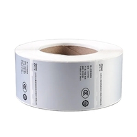 Usine directe personnalisé argent adhésif fort marque Logo vinyle PET étiquette autocollant résistant aux rayures pour panneau solaire