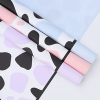 DLBZ Vente Flash : Rouleau de Papier d'Emballage Artistique Écologique, Grand Format, Imperméable, Durable, Motifs Colorés, Biodégradable et Réutilisable