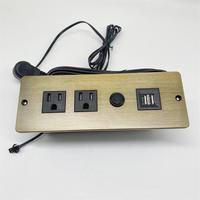 Prises de courant suspendues au bureau, 2 interrupteurs, 2 prises femelles et USB type C