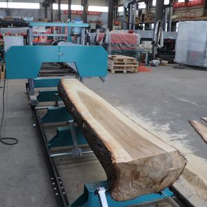 Produits Scie à ruban horizontale manuelle pour scierie de bois Scie à bois pour bûches lourdes - Product Image 3