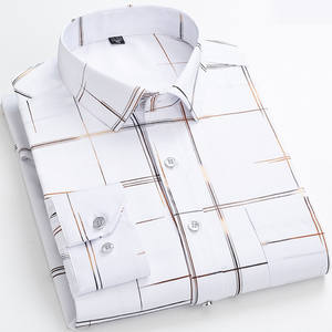 Chemise d'Affaires Décontractée de Luxe pour <span class=keywords><strong>Homme</strong></span>, Bronze, Élastique, Infroissable et Sans Repassage - Product Image 3
