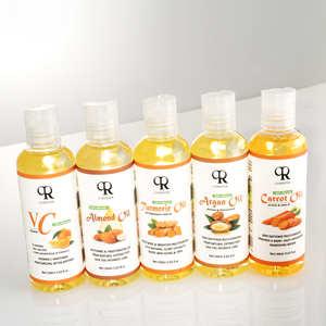 Logotipo personalizado, vitamina C orgánica, ilumina la cara y el cuerpo, fragancia de aceite de oliva esencial, aceite de masaje corporal de cúrcuma - Product Image 1