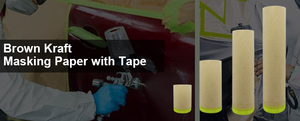 Cinta de Enmascaramiento de Papel Marrón Premium con Diseño de Desgarro Fácil para Carrocería y Preparación de Pintura - Product Image 6