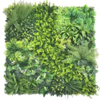 Panneaux de plantes vertes décoratives de jardin Style Jungle plantes verticales mur artificiel mur d'herbe verte pour la décoration de la maison
