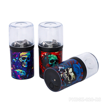 Nouveau design broyeur électronique pour fumer accessoires pour fumeurs en gros broyeur d'herbes broyeur de cigarettes coloré