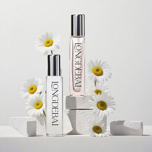 New Arrival Custom Refill Perfume Spray <b>Bottle</b> Mini <b>10ml</b> Portable Square Small Empty Glass Perfume <b>Bottle</b> with Plastic Lids - Product Image 2
