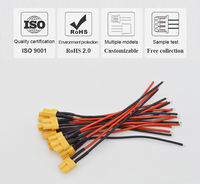 Câble en silicone multibrins OEM Amass avec connecteurs XT30 XT60 XT90 et banane pour chargeur de batterie RC LiPo FPV Drone et alimentation de drone