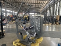 Machine à pulldown latéral à charges individuelles, équipement de musculation robuste pour le dos, idéal pour les salles de sport, clubs et entraînements de musculation