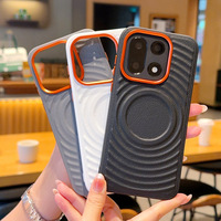 Étui de protection pour appareil photo en alliage à motif orange et coque de téléphone en cuir PU PC avec boutons pour OnePlus 13 13R 15 15T Ace 5 Pro Ace6