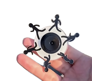 Creative Little Man Running Acrylic Fidget Spinner Sensory <b>Stress</b> Relief <b>Toy</b> Decompression Anti-<b>Stress</b> Made of Durable Plastic - Product Image 1
