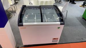Congélateur vitrine haut de gamme pour glaces avec porte en verre pour supermarché - Product Image 3