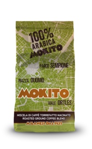 Mokito Caffe 100% Arabica Ground Blend Award-Winning Italian <b>Coffee</b> From Milan Packaged in a Bag - Product Image 2