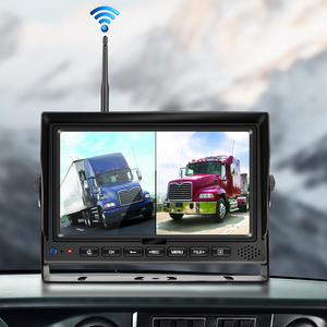 Không Dây Di Động Chống Sốc Màn Hình 7 Inch Quad Camera Chiếu Hậu Đảo Ngược Bộ Dụng Cụ Hệ Thống Camera Sao Lưu Hình Ảnh Sao Lưu Cho Xe Tải - Product Image 5