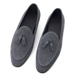 รองเท้าหนังวัวแท้ชั้นแรกสำหรับชุดสูทธุรกิจ ระบายอากาศได้ดี น้ำหนักเบา สไตล์อังกฤษ-เกาหลี หัวแหลม สำหรับเจ้าบ่าว แบบผูกเชือก ทรงเหลี่ยม - Product Image 2