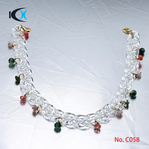 Acrilico Trasparente Sacchetto di Plastica Catena di Accessori Fai da Te in Resina Trasparente di Ricambio Del Sacchetto Della Cinghia per Borsa Della Spalla - Product Image 6