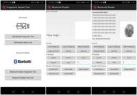 Lecteur d'empreintes digitales biométrique sans fil HF7000 pour cartes RFID, compatible Android/iOS, avec connexion USB, pour la gestion des présences mobiles