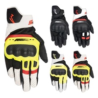 Gants de course d'été en microfibre, anti-chute, résistants à l'usure, en cuir, pour moto, compatibles écran tactile