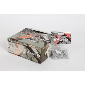 Rivets solides aveugles 4x12mm CF 100 tête plate en acier PZ avec techniques de placage de matériau en aluminium - Product Image 1